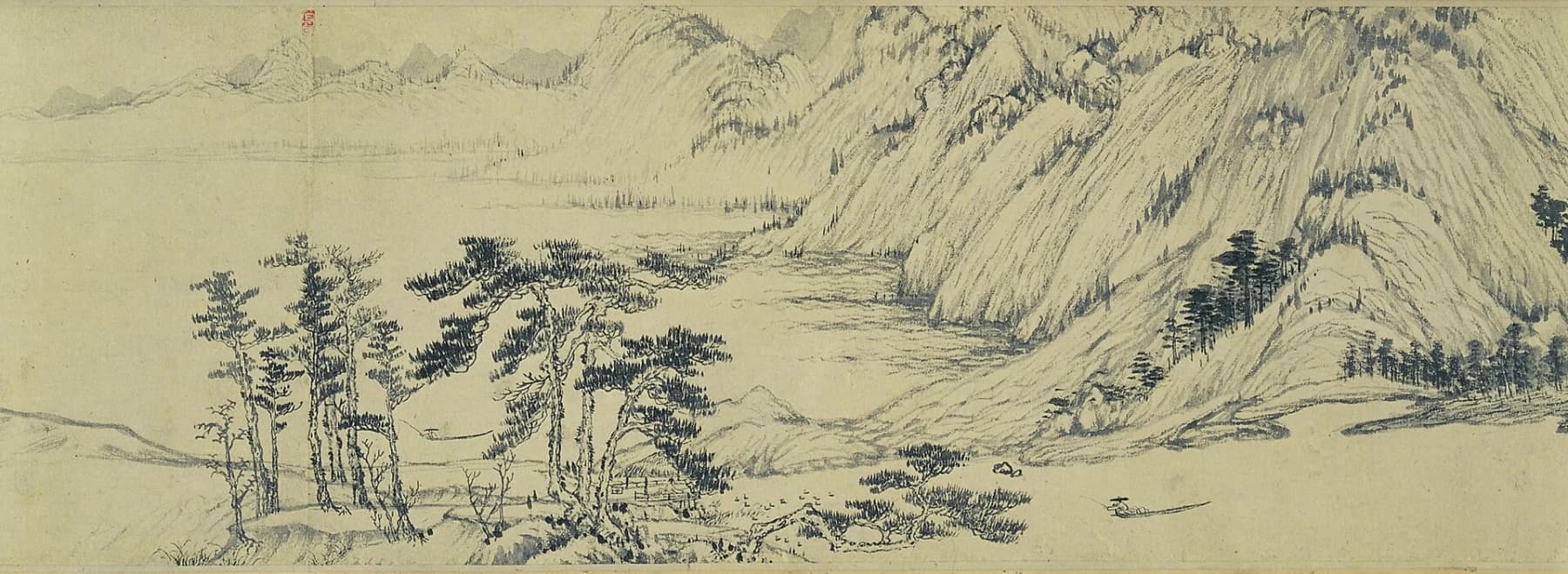 富春山居圖，Dwelling in the Fuchun Mountains