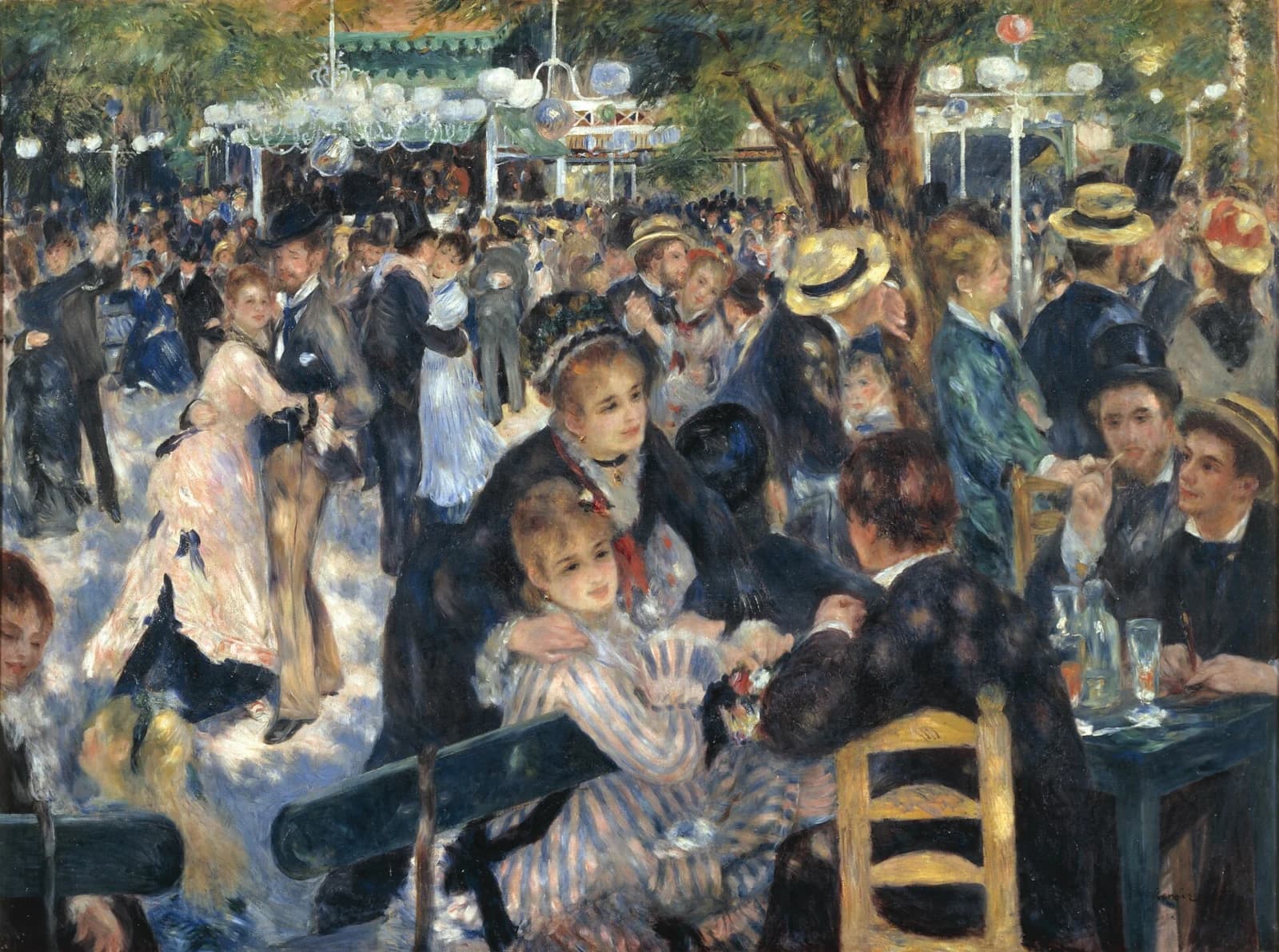 煦餅磨坊的舞會，Dance at Le Moulin de la Galette