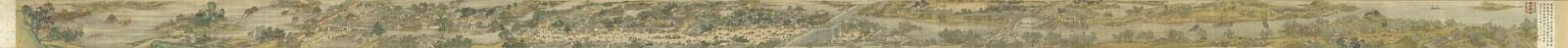 清院本清明上河圖，Up the River During Qingming (Qing Court Version)