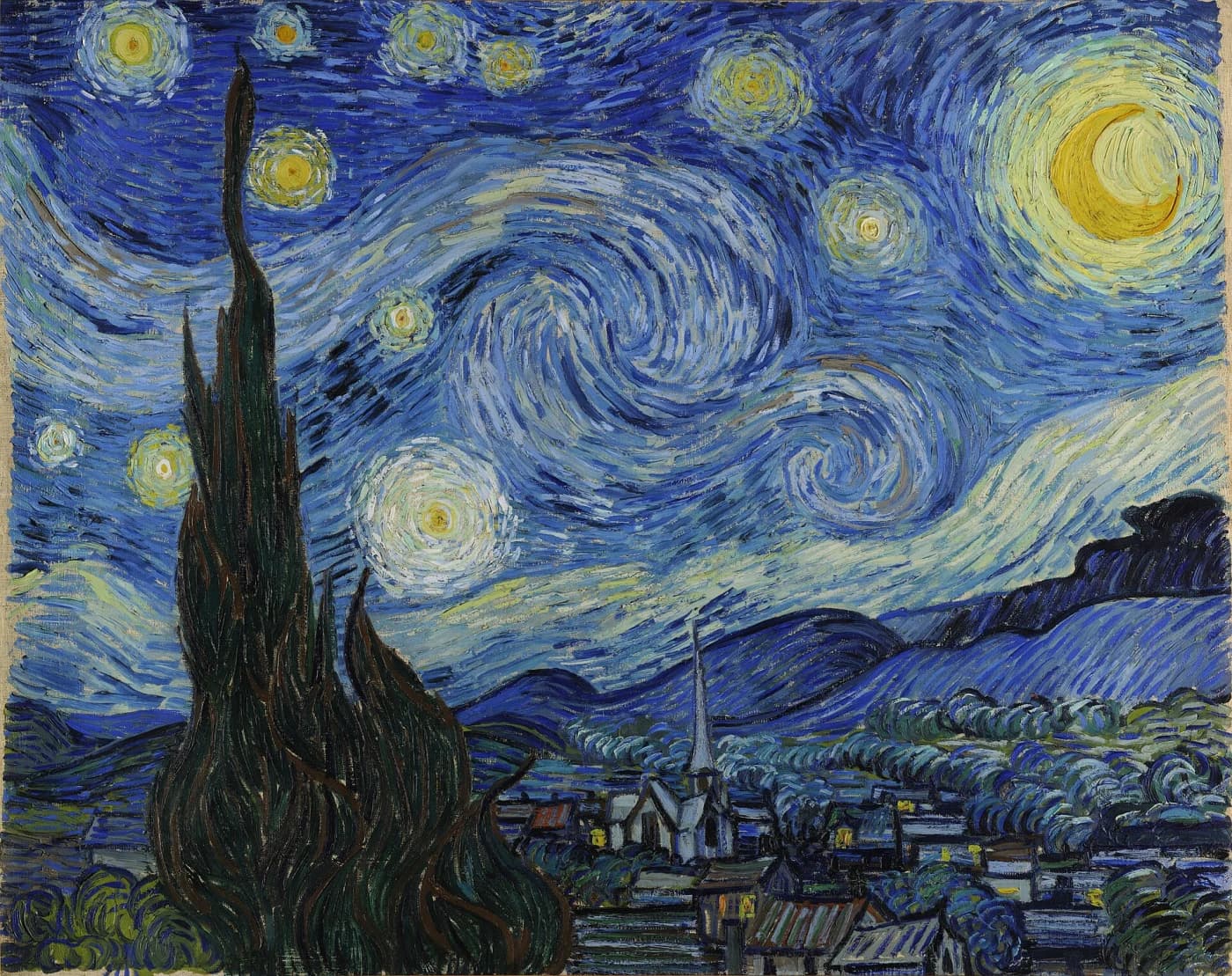 星夜，The Starry Night